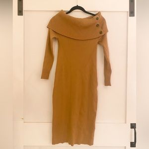 Off the Shoulder Sweater dress By: Banana. Republic